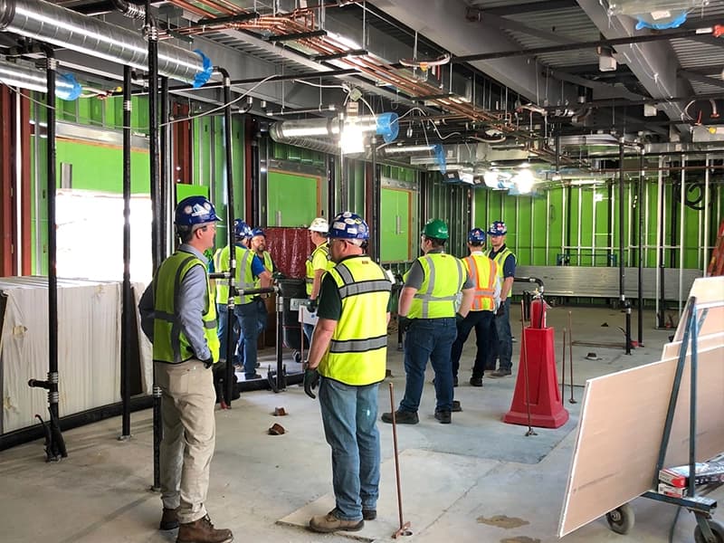 TBG Contracting construction consulting site walkthrough