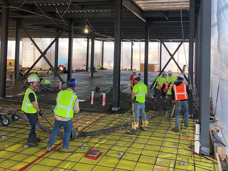 TBG Contracting project management steel framing coordination