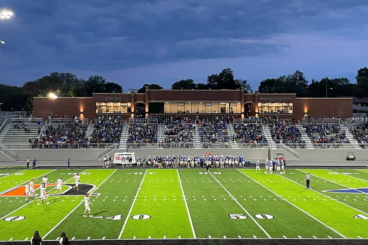 TBG Contracting completed sports stadium facility